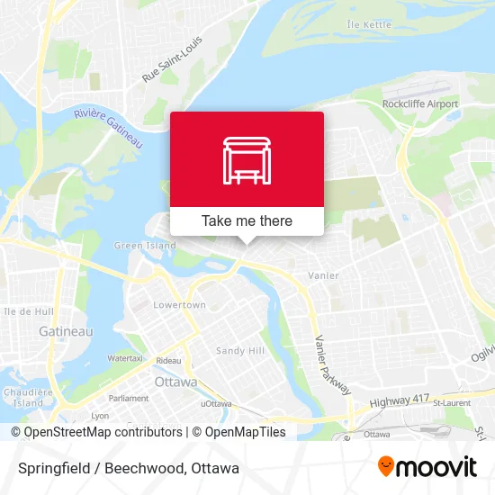 Springfield / Beechwood map