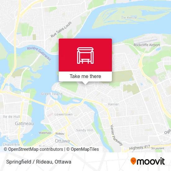 Springfield / Rideau map