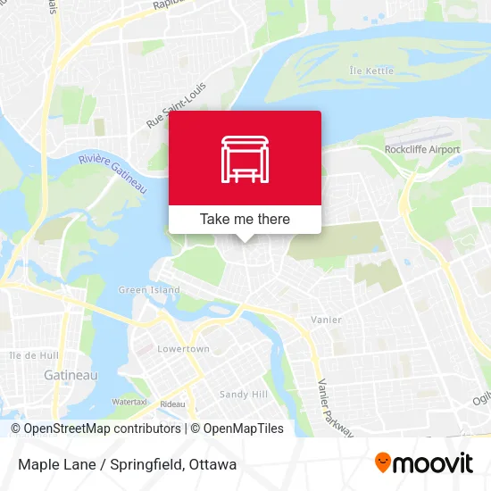Maple Lane / Springfield map