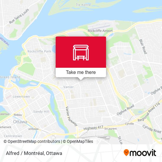 Alfred / Montréal map