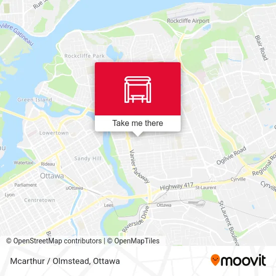 Mcarthur / Olmstead map