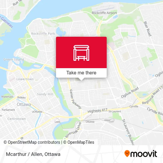 Mcarthur / Allen map