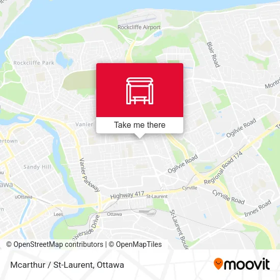 Mcarthur / St-Laurent map