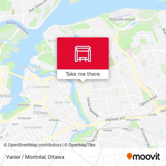 Vanier / Montréal map