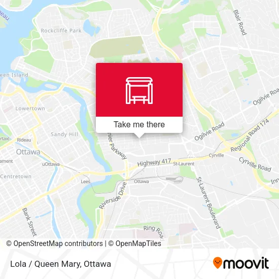Lola / Queen Mary map