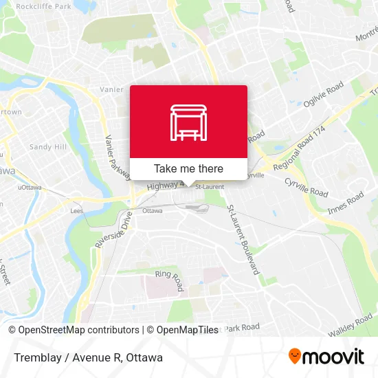 Tremblay / Avenue R map