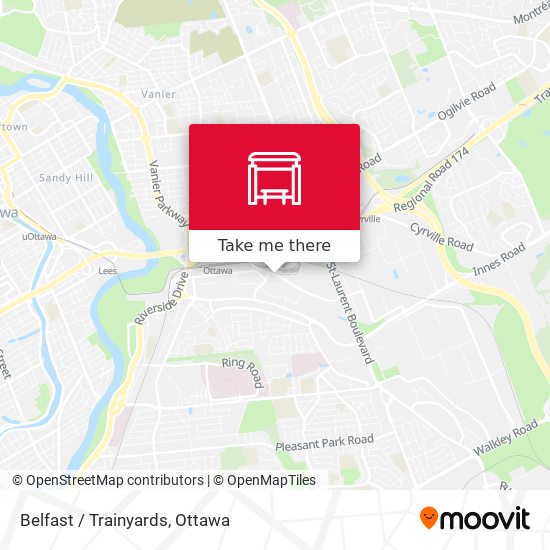 Belfast / Trainyards map