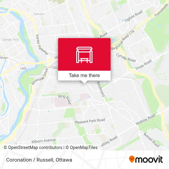 Coronation / Russell map