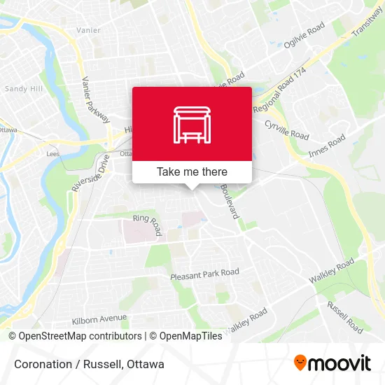 Coronation / Russell map