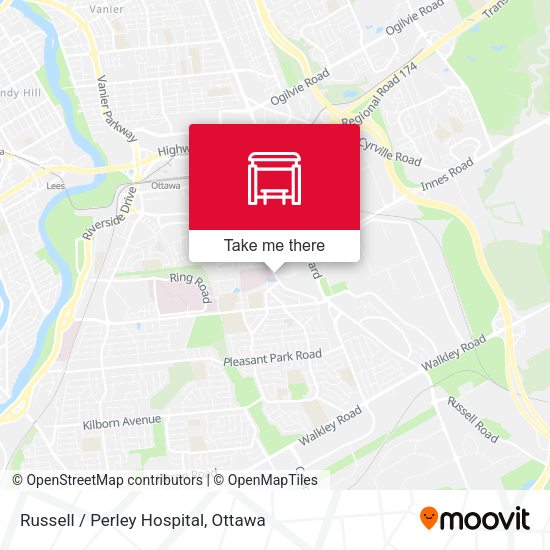 Russell / Perley Hospital map