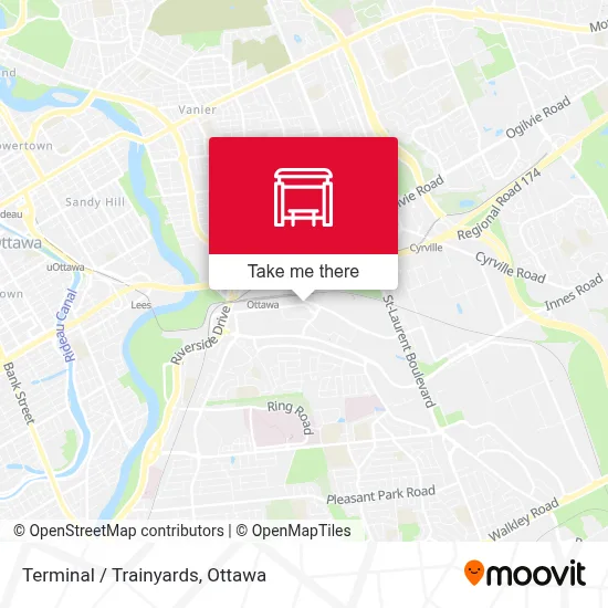 Terminal / Trainyards map