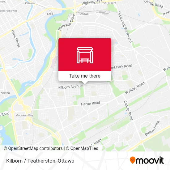 Kilborn / Featherston map