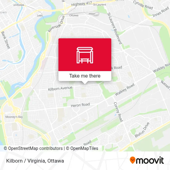 Kilborn / Virginia map