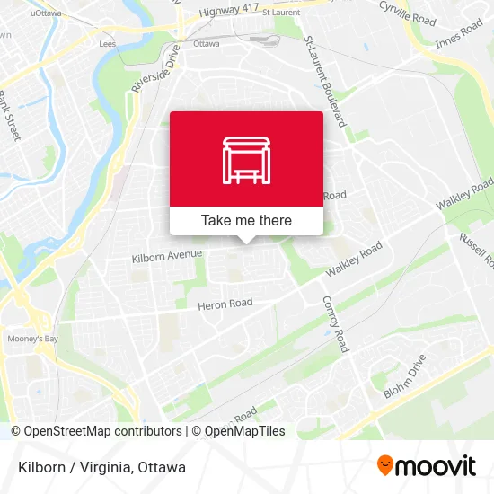 Kilborn / Virginia map