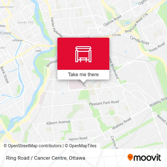 Ring Road / Cancer Centre map