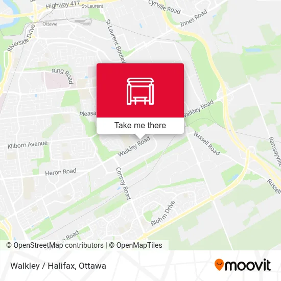 Walkley / Halifax map