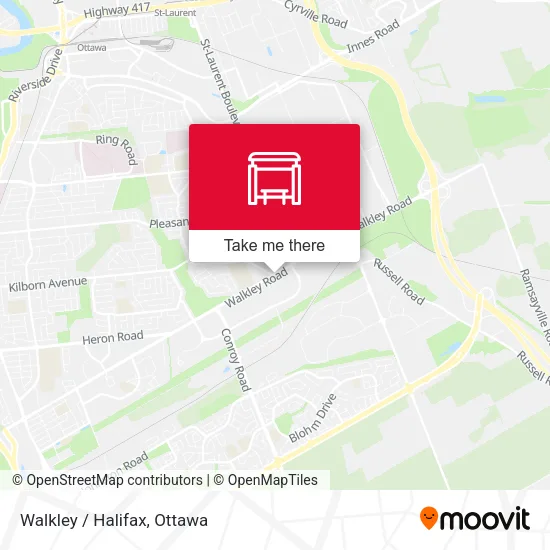 Walkley / Halifax map