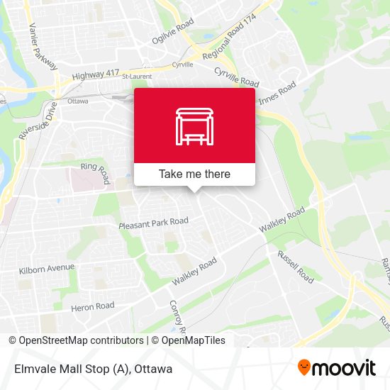 Elmvale Mall Stop (A) plan