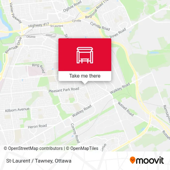 St-Laurent / Tawney map
