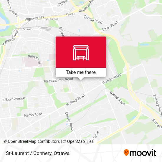 St-Laurent / Connery map