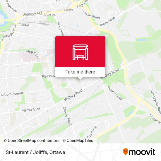 St-Laurent / Joliffe map