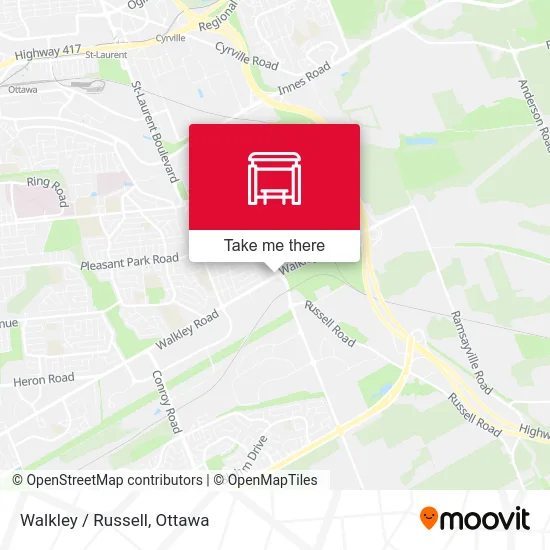 Walkley / Russell map