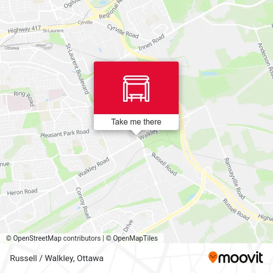 Russell / Walkley map