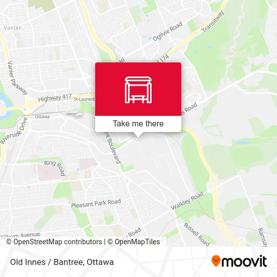 Old Innes / Bantree map