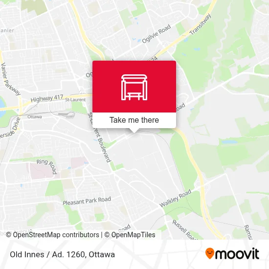 Old Innes / Ad. 1260 map