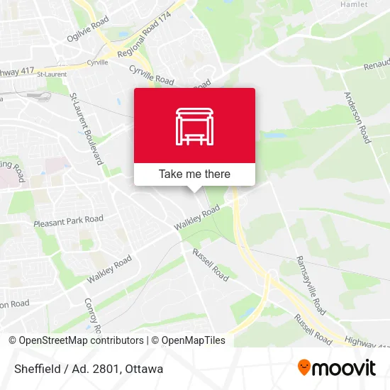 Sheffield / Ad. 2801 map