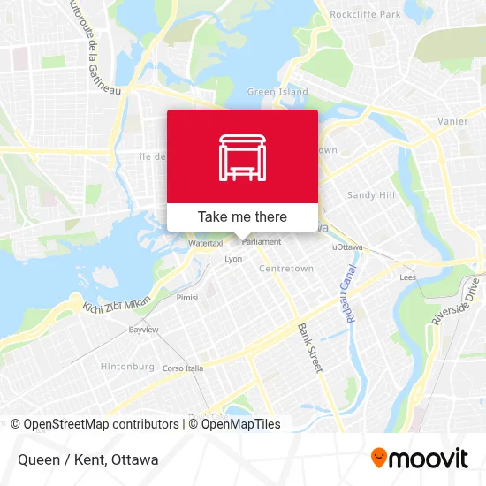 Queen / Kent map