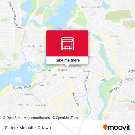 Slater / Metcalfe map