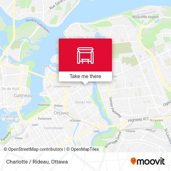 Charlotte / Rideau map