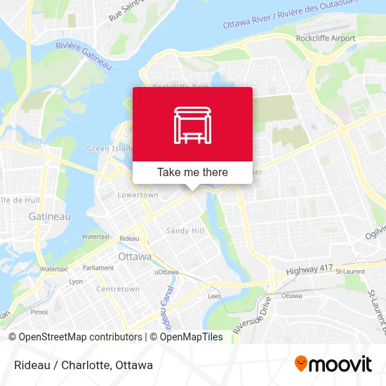 Rideau / Charlotte map