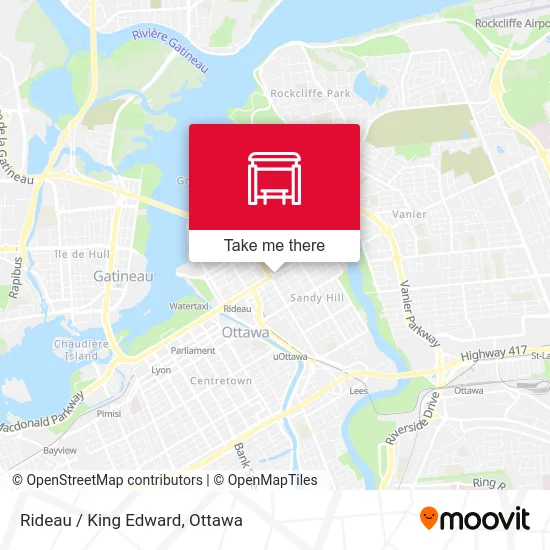 Rideau / King Edward map