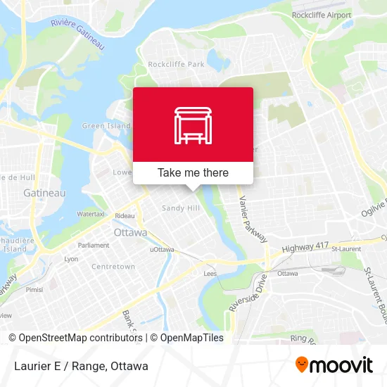 Laurier E / Range map