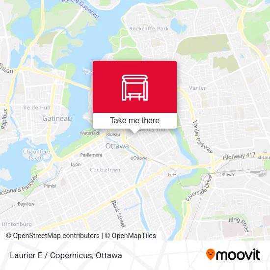 Laurier E / Copernicus map