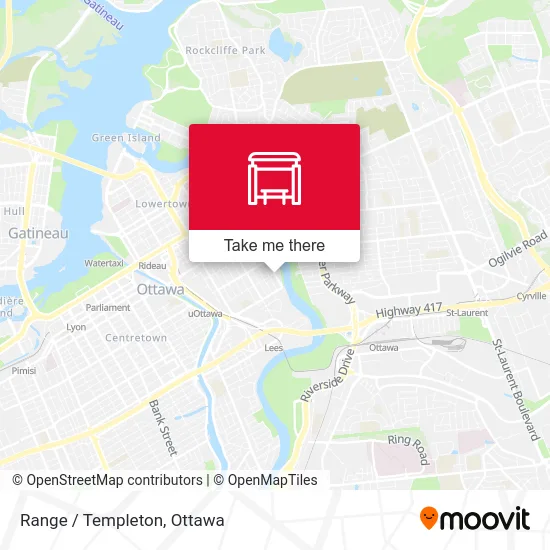 Range / Templeton map