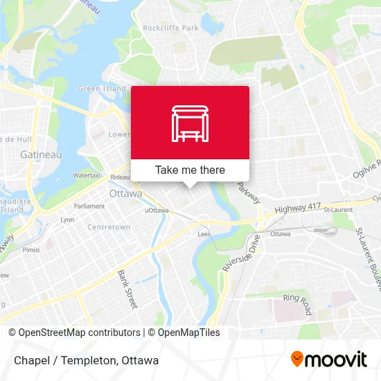 Chapel / Templeton map