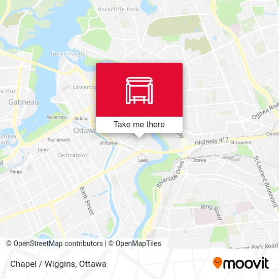 Chapel / Wiggins map