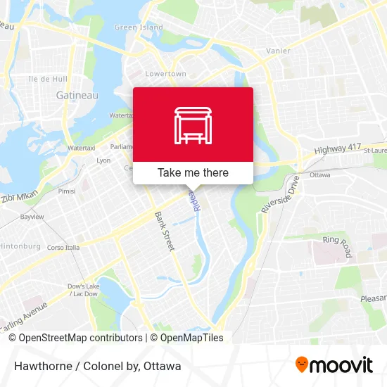 Hawthorne / Colonel by map