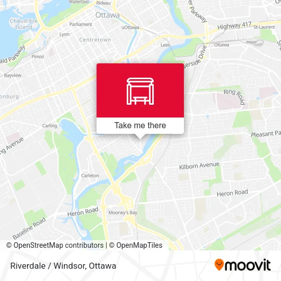 Riverdale / Windsor map