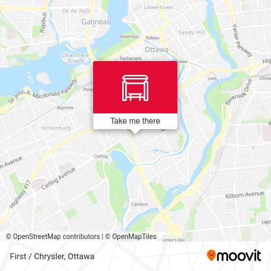 First / Chrysler map