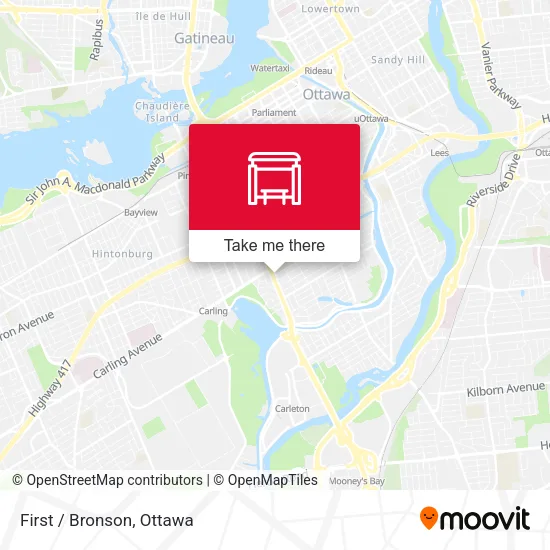 First / Bronson map