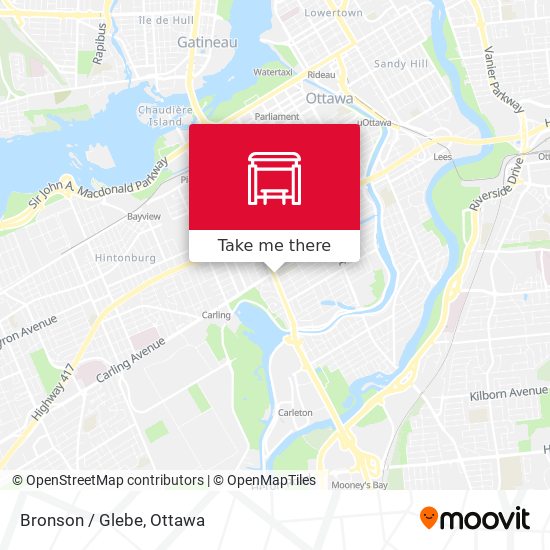 Bronson / Glebe map