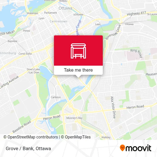 Grove / Bank map