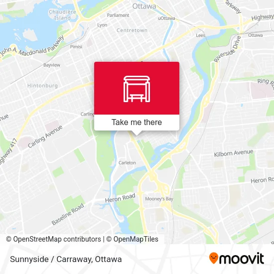 Sunnyside / Carraway map