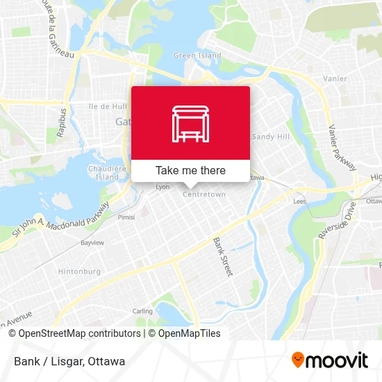 Bank / Lisgar map