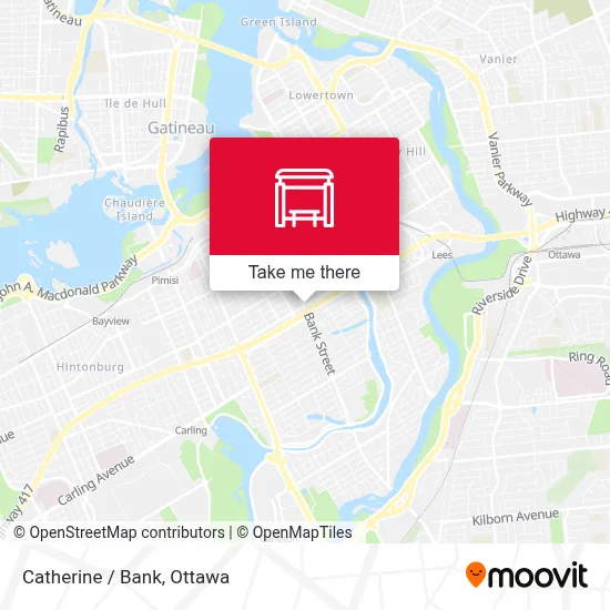 Catherine / Bank map