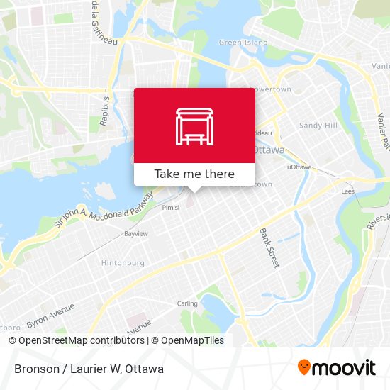 Bronson / Laurier W map